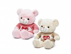 Игрушка мягк. Медведь в кофточке с сердечком 55см М1249