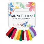 РЕЗИНКА д/волос 457050 мягкие маленькие яркие цвета MONTE VITA (цена за набор 12шт.)