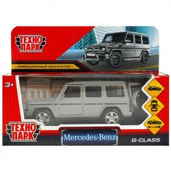 Машина МОДЕЛЬ GCLASS-12-GY металл MERCEDES-BENZ G-CLASS 12см т/серый в кор.