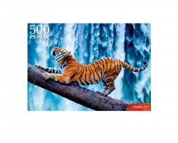 Пазлы 500эл.Тигр у водопада ШТП500-8717