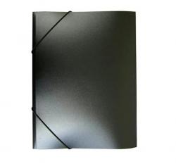 Папка на резинках А4 БЮРОКРАТ PR05BLCK 816778 черная