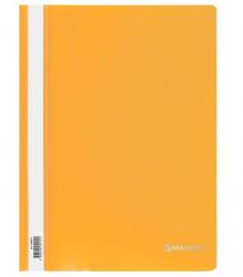 Папка-скоросшиват.мягк.А4 BRAUBERG 228671 желтая