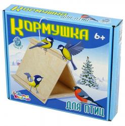 Конструктор дерев.Кормушка для птиц зимний рисунок 03936