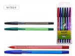 Набор ручек 6цв.STYLUS M-7302- 6 Ассорти 0,7мм