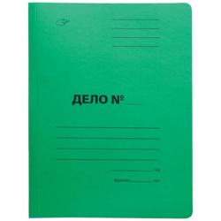 Папка-скоросшиват.КАРТОН ДЕЛО 300г/м 195078 A-SD30G_3172 зеленый, Спейс