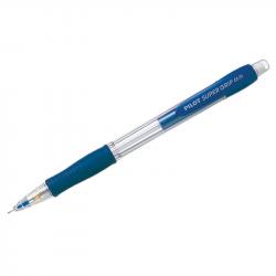 Карандаш авт.0.5мм PILOT H-185-L "SUPER GRIP" с ластиком, синий корпус