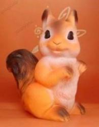 Игрушка для купания Белка Лолита С-797 Огонек пвх