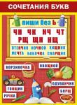 Плакат А2 МП 084.781 Сочетания букв