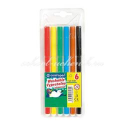 Фломастеры 6цв.блист.CENTROPEN 7790