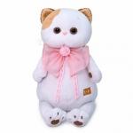 Игрушка мягк. Кошка Ли-Ли с розовым бантом 27см LK27-052