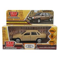 Машина МОДЕЛЬ 21099-12-BG металл LADA-21099 Спутник 12см инерц. бежевый