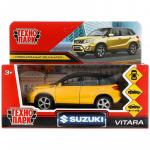 Машина МОДЕЛЬ VITARA-12-GDBK металл SUZUKI VITARA S 2015 открыв.двери золотой