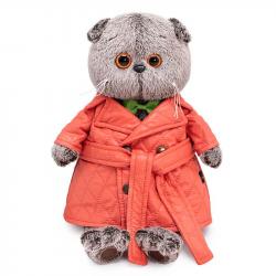 Игрушка мягк. Кот Басик в стеганом пальто Ks25-243