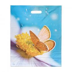 Пакет п/э с вырубной ручкой Мгновения 37*45см 700803