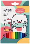 Фломастеры 12цв.к/у LOREX KIDS LXKFPCL-12