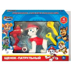 ФИГУРКА B2298646-R Щенок патрульный ассорти в кор. 17*12*5см