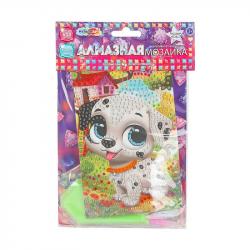 КАРТИНА-МОЗАИКА АЛМАЗНАЯ AM10X15-113782 Долматинец 10*15 (част.выкл.)