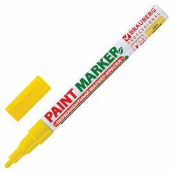 Маркер-краска желтый BRAUBERG PROFESSIONAL 150863 2мм