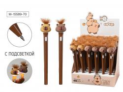 Ручка-игрушка CAPYBARA M-15589-70 синяя шар. с подсветкой 0,7мм