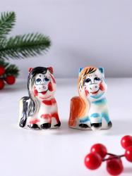 Сувенир ПОНИ 6,5*5*3,5см гжель цвет 10880848