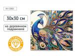 КАРТИНА-МОЗАИКА АЛМАЗНАЯ M-12262 Павлин 30*30 (подрамн. част.выкл.)