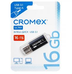 Флеш-диск USB 16 GB CROMEX 3.1 Ultra черный 514162
