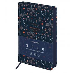 Ежедн.А5 2026 168л.тв/обл.BRAUBERG 117457 Vista Pattern под кожу