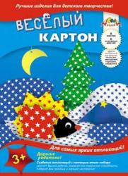 Картон А4 6цв.6л.Горошек двустор. в папке С0151-02 КТС